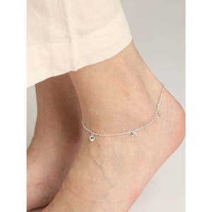 Compre Tobilleras/Payals de Plata 925 100% Auténtica para Mujeres y Niñas, Chapadas en Oro de 14K con una Bonita Piedra Principal de Diamante, Material Principal Oro - Product Image 4