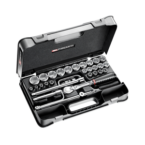 Juego de Llaves de Tubo Facom de 1/2'' Métricas de 6 Puntas, Juego de Herramientas de 30 Piezas - Product Image 2