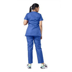 2026 Best Design High Quality Short Sleeve Nursing <b>Scrubs</b> Suits Comfortable Canvas Customized Unisex Hospital <b>Scrub</b> <b>Uniforms</b> - Product Image 2