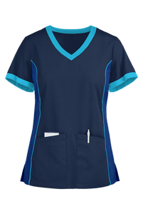 Vêtement médical d'hôpital en coton 100% à col en V, uniforme médical, combinaison médicale, tenue d'infirmière, vêtements d'hôpital, vente en gros - Product Image 5