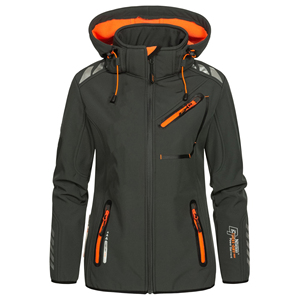 Chaqueta Softshell de lona para hombre transpirable a prueba de viento al aire libre invierno forro polar impermeable ligero estampado a cuadros - Product Image 4