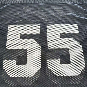 Maillot de football rétro en polyester personnalisé, streetwear court, haut en maille, maillot de football américain surdimensionné avec personnalisation du nom de l'équipe - Product Image 6