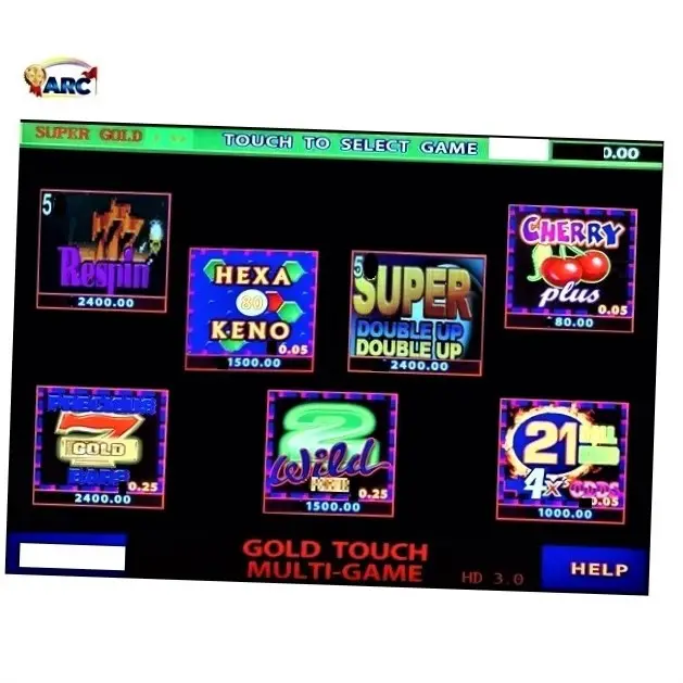 Super Gold 7 V2 Spiel Spiel Keno Spielbrett Gold Touch Fox 340