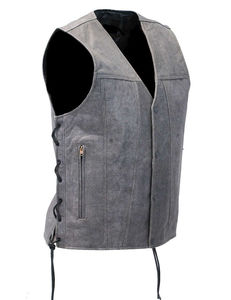 Gilet de chasse en cuir coupe-vent de haute qualité, tendance et élégant, respirant, grandes tailles, vente en gros, prix bas, OEM personnalisé - Product Image 3