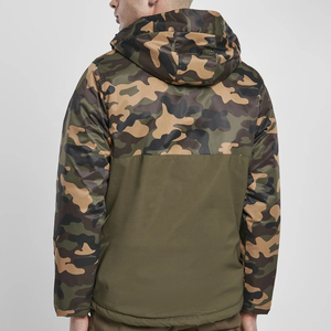 Chaqueta cortavientos de caza de lona de talla grande para hombre y mujer personalizada de alta calidad en línea 2025 Logo impreso impermeable para exteriores - Product Image 5