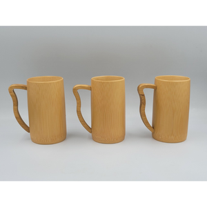 Tasse à thé en bambou 100% fabriquée à la main/tasse à café en bambou/tasse en bambou avec pailles, parfaite pour contenir des boissons fabriquées - Product Image 6