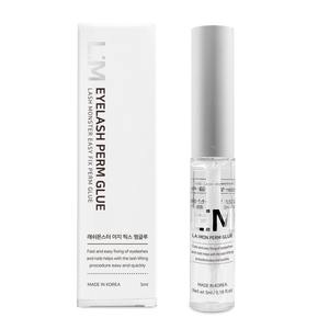 Lashmonster Easy Fix Perm High Viscosity Professional Eyelash <b>Glue</b> with Brush Applicator Beginner-Friendly <b>Liquid</b> Formula - Product Image 1