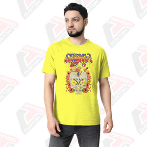 T-shirt confortable ultra doux essentiel pour hommes pour l'été Appliques écologiques Décoration Denim Batik Velours côtelé Options de tissu - Product Image 6