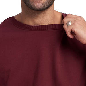 Fabricant en gros 100% coton surdimensionné épaule tombante hommes t-shirts logo personnalisé impression solide motif tricoté - Product Image 3