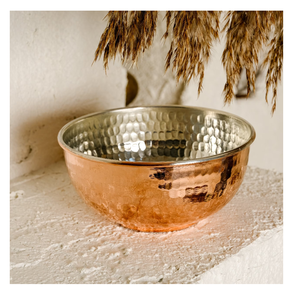 Fabricant de qualité supérieure Bol de pédicure martelé en cuivre Forme ronde Pied Spa Bol Pieds Pédicure Bol en cuivre de luxe - Product Image 3