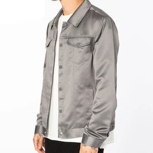 Chaquetas universitarias de satén personalizadas de diseño premium Satén Impermeable Original Cómodo Portátil Ropa de hombre Chaquetas universitarias - Product Image 2