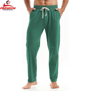 Alta calidad 350gsm algodón polar hombres pantalones de chándal al por mayor personalizado bordado en blanco pantalones de chándal holgados - Product Image 1