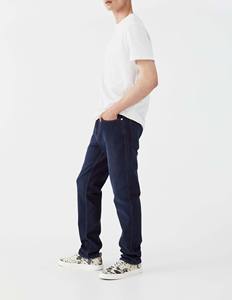 Pantalon en jean décontracté pour homme, coupe droite ample, couleur unie, avec lettres brodées, style streetwear et soirée, Simple Spring - Product Image 4