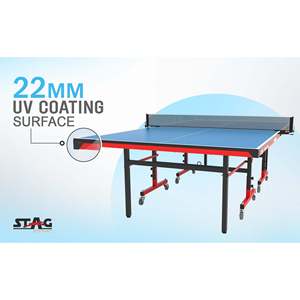 Stag Iconic Championship Full-Size Professional <b>Table</b> <b>Tennis</b> <b>Table</b> Modern Moveable <b>Foldable</b> Design ITTF Certified for Outdoor - Product Image 4