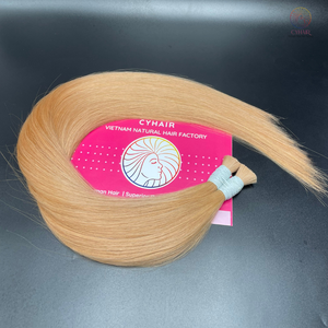 Venta al por mayor #16 Color 70 Cm Super doble dibujado onda natural 100% máquina vietnamita doble trama a granel Paquete de cabello humano crudo listo - Product Image 3