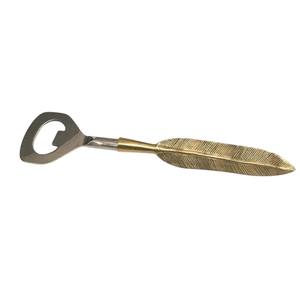 Abridor de Botellas de Pluma de Metal Plateado Hecho a Mano, Diseño Clásico para Vino, Cerveza, Bar, Hotel, Bodas, Fiestas, Precio Razonable, Personalizable - Product Image 5