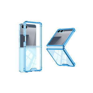 Étui de protection pliable en verre trempé noir de qualité supérieure pour Samsung Galaxy Z Flip 7 Plus, avec protection en silicone pour téléphone - Product Image 2