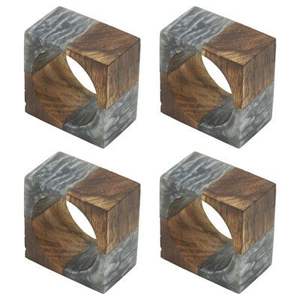 Servilletero de mesa de acero inoxidable con piedra al por mayor, servilletero de diseñador decorativo, servilletero de lujo personalizado - Product Image 5