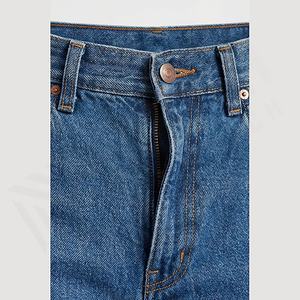 กางเกงยีนส์ทรงตรงผู้ชายแบบลำลอง ไซส์ใหญ่ ผ้ายีนส์ยืด ผลิตคุณภาพสูง สีตามสั่ง สตรีทแวร์ระดับพรีเมียม - Product Image 4