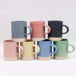 Ensemble de tasses à café et à thé en céramique avec couvercle et filtre à thé, personnalisable, artisanal, créatif, luxe léger, compatible lave-vaisselle et micro-ondes, boîte cadeau - Product Image 1