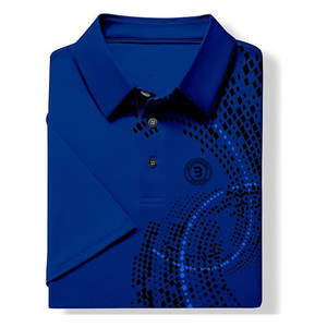Polo de golf pour homme de haute qualité, tissu durable, manches courtes, polo de golf, vêtements de performance athlétique - Product Image 4