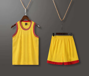 Ensemble de maillot et short de basket-ball, séchage rapide, respirant, haute qualité, vente en gros - Product Image 5