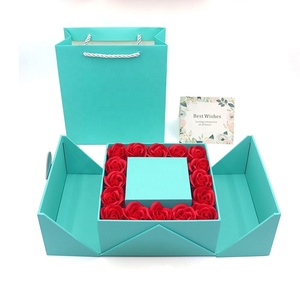 Boîte-cadeau noire à fermeture magnétique de bonne qualité Boîte avec logo personnalisé écologique Boîte d'emballage magnétique à bas prix - Product Image 6