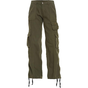 Pantalon cargo taille haute personnalisé pour femmes avec coupe réglable Pantalon à poches multiples de style baggy pour l'extérieur et vêtements décontractés - Product Image 1
