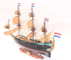 PRINS WILLIM TALL, modelo de barco de resina de madera pintado a mano, decoración náutica, regalo para el hogar con caja de cedro, estilo de amor de Vietnam - Product Image 2