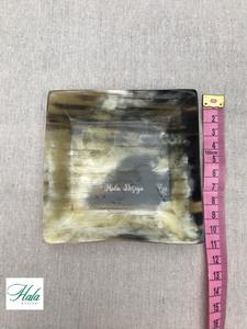 Plat à fruits en corne de buffle sculptée naturelle, vaisselle de luxe faite à la main - Product Image 3