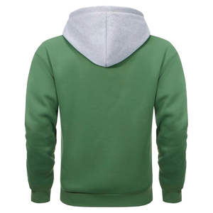 Sweat-shirts à capuche en coton 100% doublés en tricot, anti-rides, personnalisés pour hommes, vente en gros 2025, vêtements de sport, pull-over uni, coupe courte, salle de sport - Product Image 2