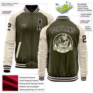 2025 Custom Logo Printing <b>Baseball</b> <b>Jacket</b> <b>Men</b> Streetwear Sports Casual Plain Blank College Varsity <b>Jacket</b> Good Quality - Product Image 4