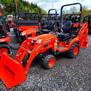 Tracteur à roues Kubota BX23S neuf à prix avantageux, équipement agricole avec moteur diesel YTO de qualité DIY 28v, doté d'une benne à herbe - Product Image 4