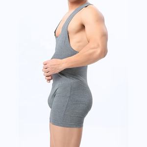 Fabricant de maillots de lutte, vente en gros, design personnalisé, logo, grip antidérapant pour les jambes, entraînement MMA, tournoi, spandex/polyester - Product Image 2