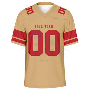 เสื้อฟุตบอลอเมริกันแบบซับลิเมชั่นมืออาชีพ คุณภาพล่าสุด ออกแบบเองได้ พิมพ์ลายชุดฟุตบอล - Product Image 1