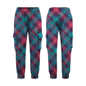 Pantalones Cargo Casuales para Hombre OEM, Personalizados con Estampado Urbano, Multibolsillos, Cintura Alta, Alta Calidad, Elásticos, con Gráficos en Toda la Superficie, Lavado Claro - Product Image 4