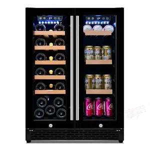 Josoo OEM 120 L Congelador elétrico de ar condicionado para refrigerador refrigerador americano refrigerador de bebidas para casa