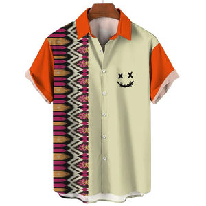 เสื้อเชิ้ตผู้ชายลำลองแขนยาวแบบถัก ระบายอากาศได้ดี เป็นมิตรกับสิ่งแวดล้อม พิมพ์ลาย 3 มิติ ติดกระดุม - Product Image 5