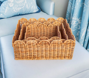 Panier de rangement mural moderne et écologique en fibre végétale avec crochets, multi-usages, pour la cuisine, support à épices - Product Image 2