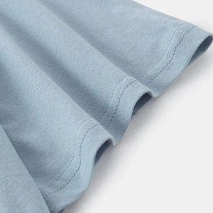 T-shirt manches courtes coupe ajustée 100% coton imprimé graphique personnalisé Streetwear unisexe avec logo du fabricant solide - Product Image 4