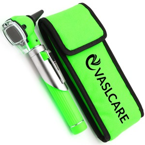 Juego completo de otoscopio con luz de Vaslcare para examen en casa, detector de infección de oído para médico - Product Image 1
