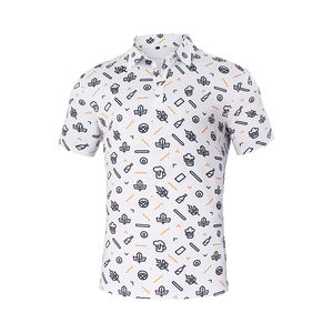 เสื้อโปโลสำหรับผู้ชายเสื้อโปโลสีสองสีพิเศษพิมพ์โลโก้ตามสั่ง - Product Image 1