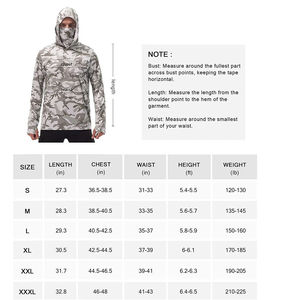 เสื้อฮู้ดตกปลาขายดี น้ำหนักเบา ผลิตจากโพลีเอสเตอร์ 100% ป้องกันรังสียูวี 50 กันน้ำ แห้งเร็ว ระบายอากาศได้ดี สำหรับทุกเพศทุกวัย รับผลิตแบบ OEM ขั้นต่ำสั่งซื้อน้อย - Product Image 4