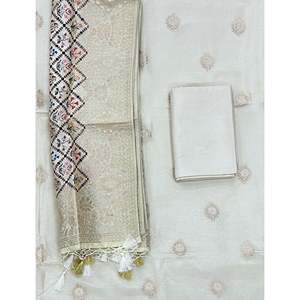 Traje Festivo de Seda Chanderi sin Costuras para Mujer - Product Image 1