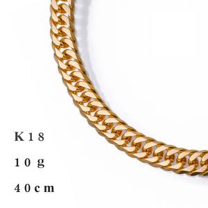 Qualité exceptionnelle Bon coût 6 faces Diamond Cut Design K18 6DCW 40cm10g Collier Chaîne - Product Image 1