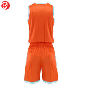 Conjuntos de uniformes de baloncesto de sublimación completa de alta calidad BSCI poliéster ropa deportiva transpirable de talla grande Compatible impreso - Product Image 3