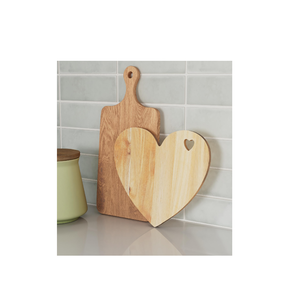 Planche à découper en bois en forme de coeur royal Planches en bois arrondies Légumes d'hôtel pour pièce de design sculptée - Product Image 4