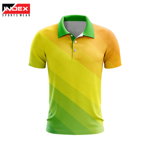 เสื้อโปโลสำหรับผู้ชายเสื้อโพลีเอสเตอร์แบบระเหิดออกแบบได้ตามต้องการมีโลโก้ด้านหน้า - Product Image 5