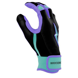 Guantes de bateo de béisbol de puño corto con diseño de logotipo personalizado del fabricante Guantes de softbol de cuero de alta calidad Guantes de bateo beisbol - Product Image 4