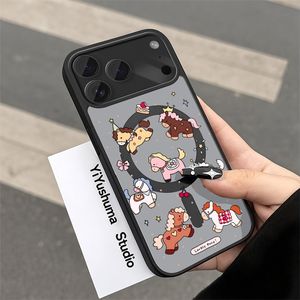 เคสโทรศัพท์แม่เหล็กการ์ตูนลายดอกไม้สีขาว สำหรับ iPhone 11 ถึง 17 Pro Max  วัสดุ TPU นิ่ม  แบบ unisex - Product Image 4